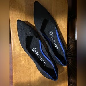 Rothy's The Classic Point Solid Shoe Flat Slip On Size 6